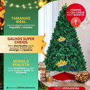 Árvore de Natal 210 cm 1370 Galhos Super Cheia Grande Luxo Decoração de Natal 2025