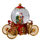 Enfeite de Natal Led Neve Carruagem Com Musica ou Sem Decoração Natalina