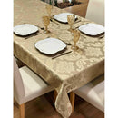 Toalha de Mesa Natal Jacquard Luxo 4, 6 ou 8 Lugares Cores Variadas Tecido Premium