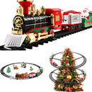 Trem Natalino Decorativo Para Árvore de Natal com Luz e Movimento a Pilha