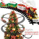Trem Natalino Decorativo Para Árvore de Natal com Luz e Movimento a Pilha