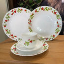 JOGO JANTAR 20 PEÇAS VINTAGE OPALINE MESA POSTA