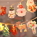 Luzes de decoração de Natal, cordão de luzes para árvore de Natal