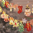 Luzes de decoração de Natal, cordão de luzes para árvore de Natal