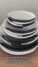 Aparelho de jantar cerâmica 20 peças completo